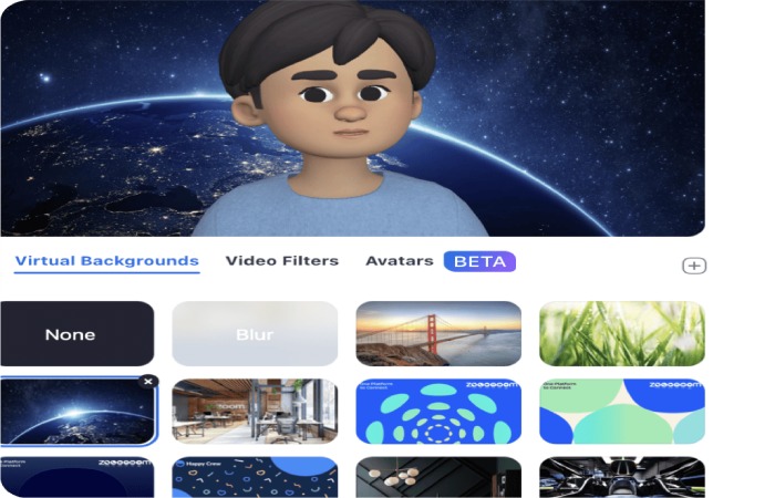 Backgrounds and Filters for your Meetings