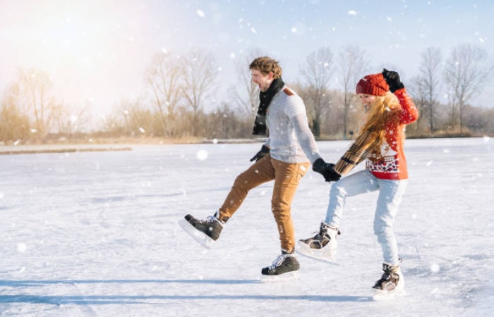 Ice skating