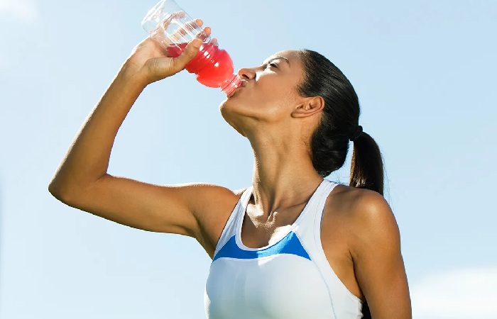 Water or a Sports Drink