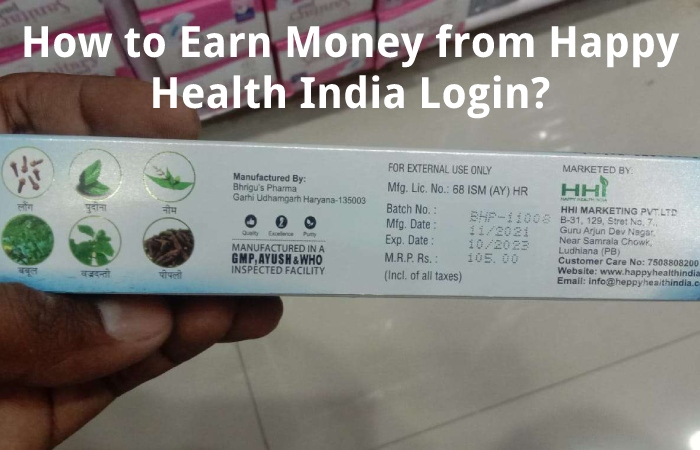 How to Earn Money from Happy Health India Login?