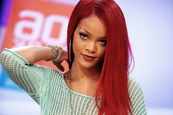 rihanna red hair