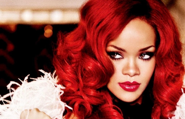 Rihanna Rihanna Red Hair Cut for Stylish "Bob"