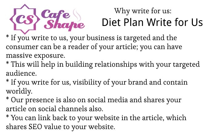 Why Write for Us – Diet Plan Write for Us