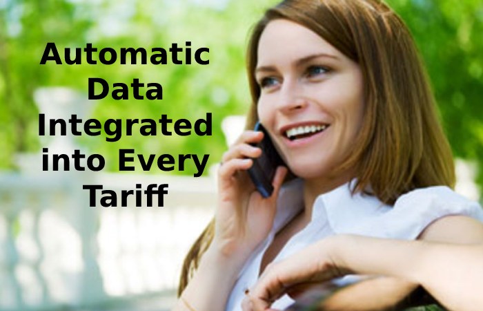 Automatic Data Integrated into Every Tariff