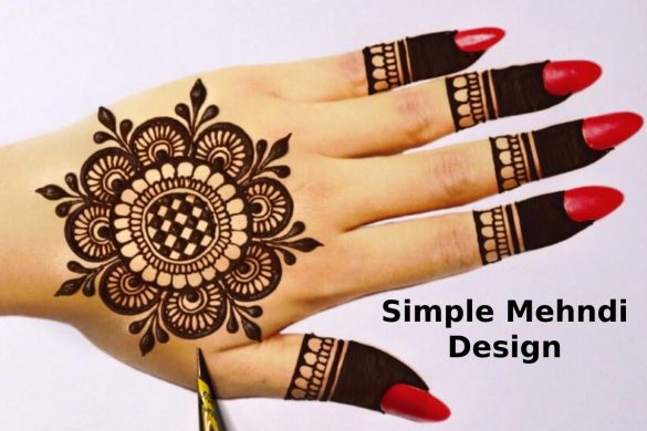 simple mehndi design