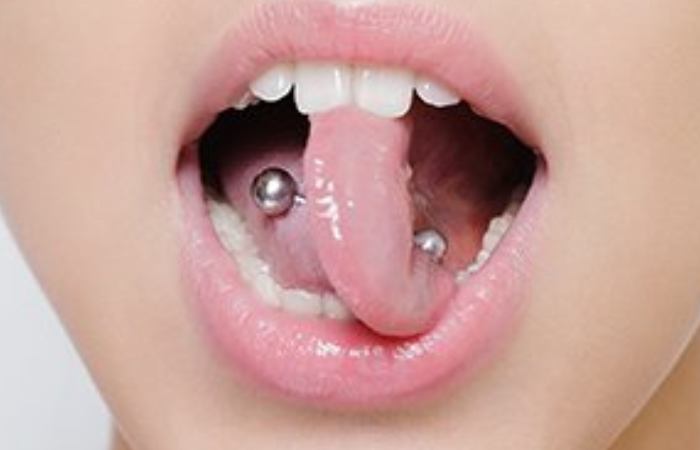Snake Bite Piercing Tongue