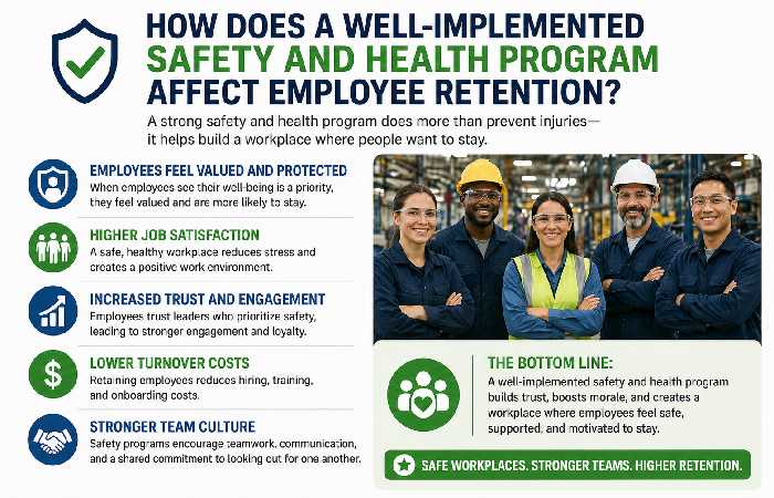 How Does a Well-Implemented Safety and Health Program Affect Employee Retention